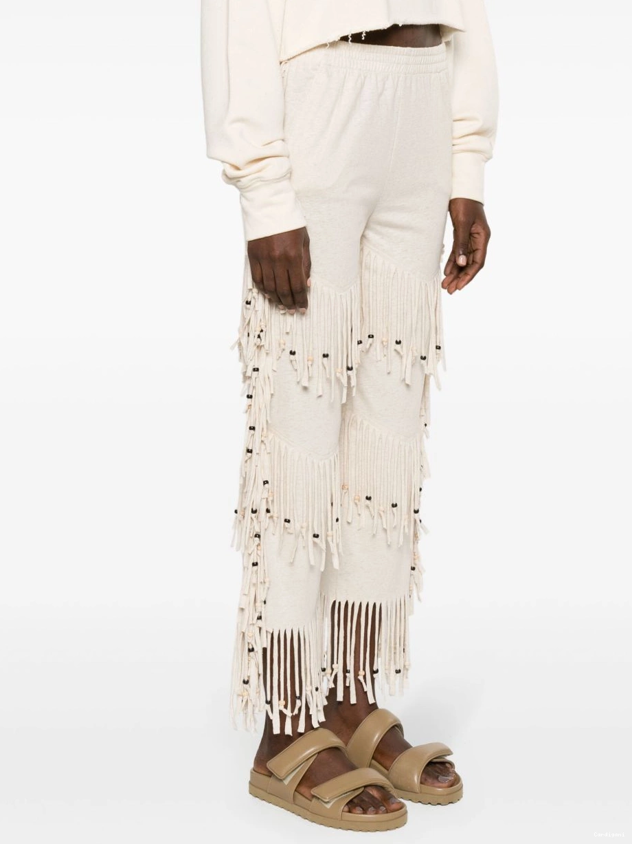 Affordable Alanui Monsoon trousers Women fringed 0413